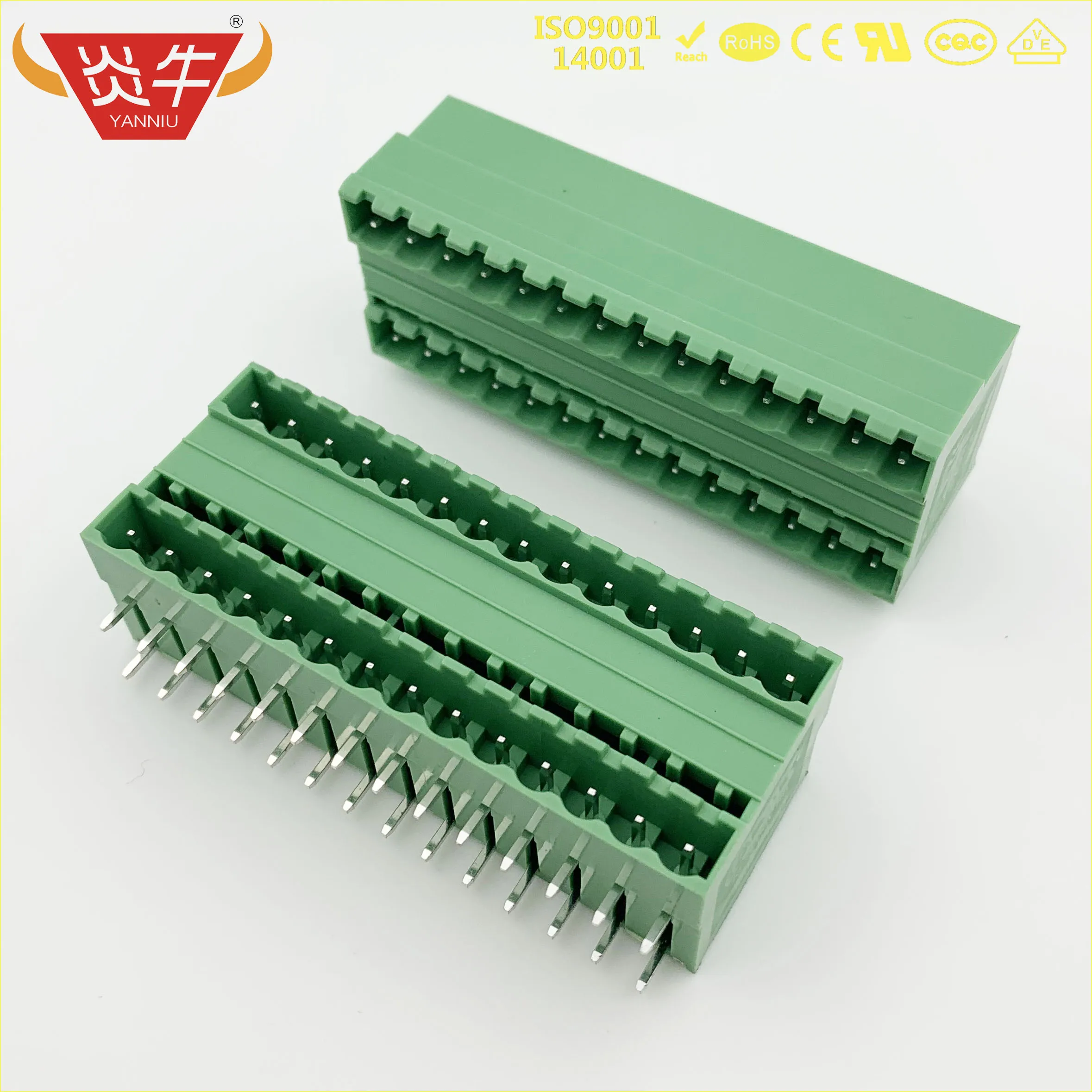 

50Pcs KF2EDGRH 5.0 2P ~ 12P PCB CONNECTOR PLUG-IN TEMINAL BLOCK 2EDGRH 5.0mm 4PIN ~ 24PIN MDSTB 2,5 G1 PHOENIX CONTACT KEFA