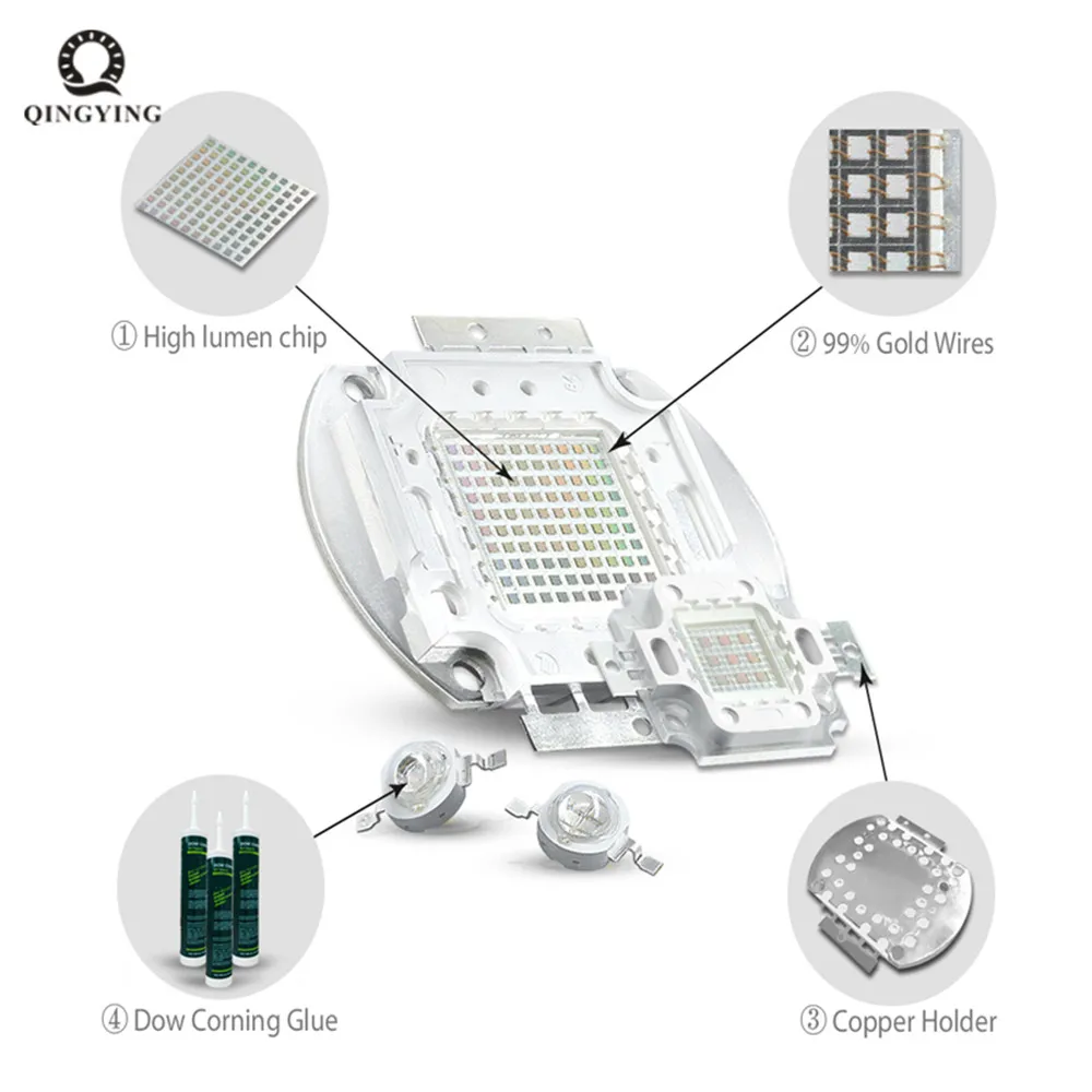 1 قطعة 10 واط UV LED رقاقة ضوء عالية الطاقة ضوء الأشعة فوق البنفسجية الأرجواني LED 36nm 37nm 380nm 38nm 39nm 400nm 40nm الأشعة فوق البنفسجية لمبات مصباح رقائق