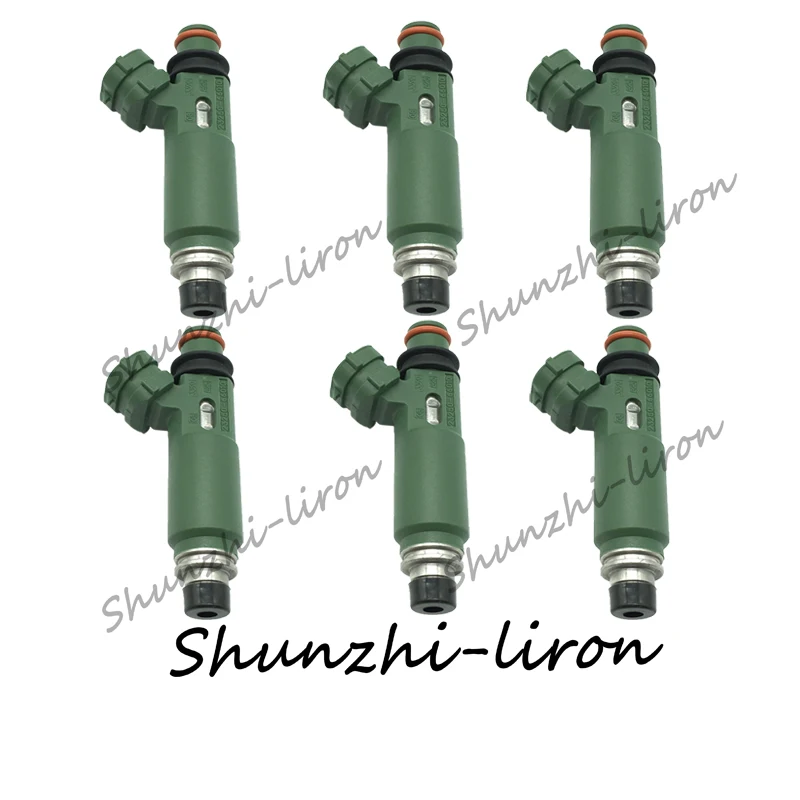 6pcs Fuel injector For Toyota Land Cruiser 100 1999-2009 1FZFE 4.5L OE:23209-66010 2320966010 23250-66010 2325066010