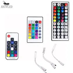 Led Controller  Mini17-Key  RF Controller/ Mini 24keys RGB  IR  Controller/44keys IR Remote Led Controller For 3528 5050 RGB Led