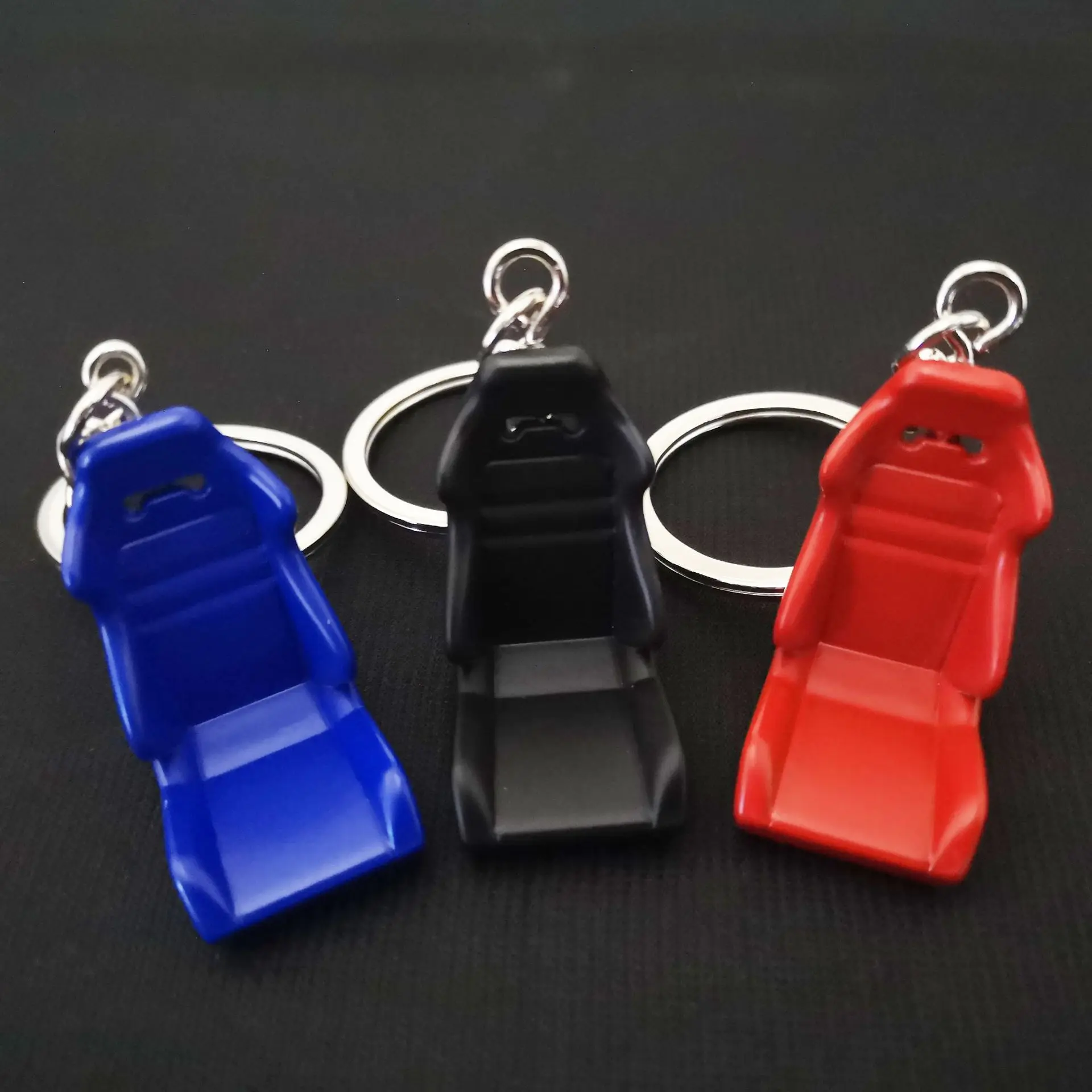 Creative gift car metal keychain turbo gear hub pendant brake disc shock absorber Pendant