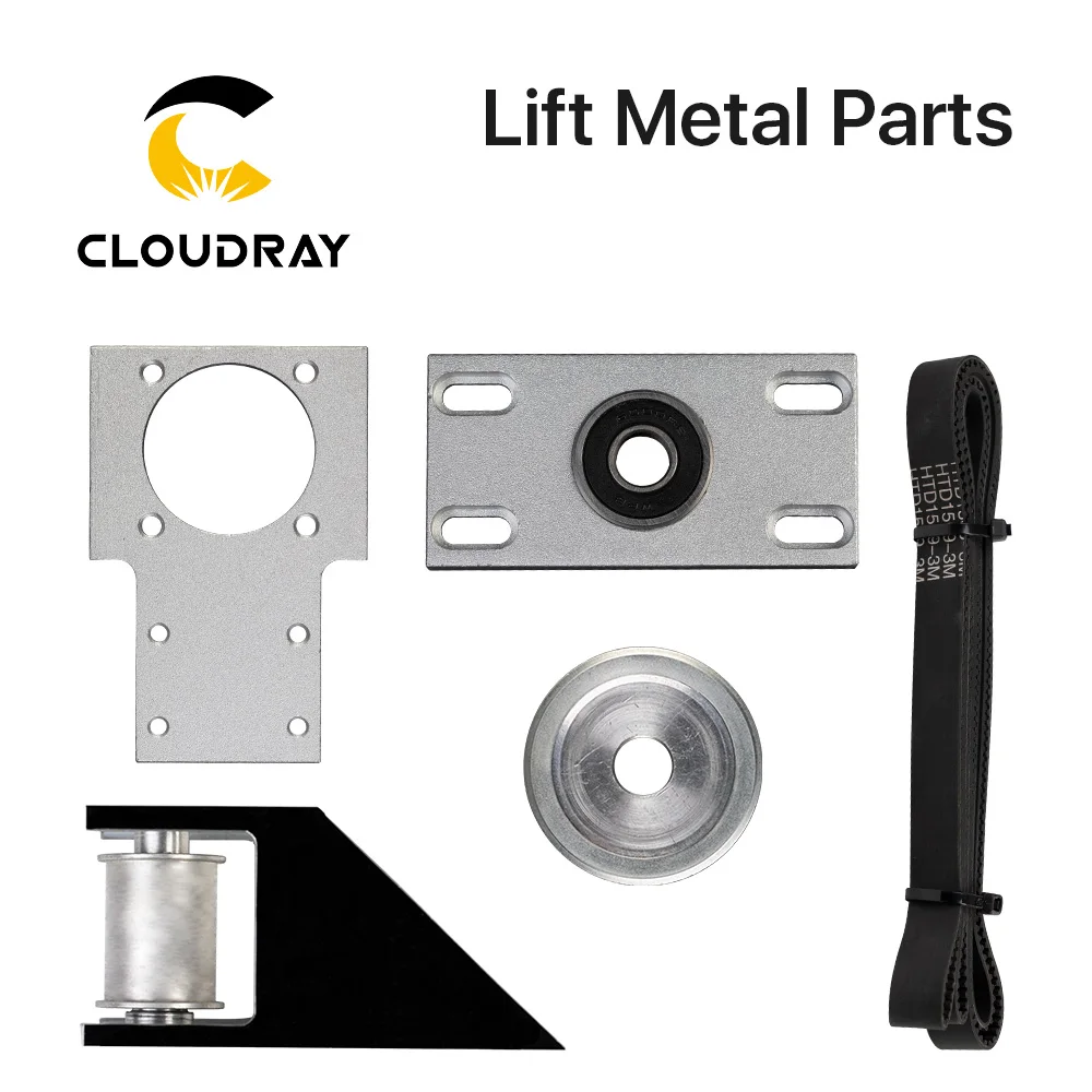 Cloudray motorized up and down table platform Lift Metal Parts for CO2 Cutting and Engraving Machine