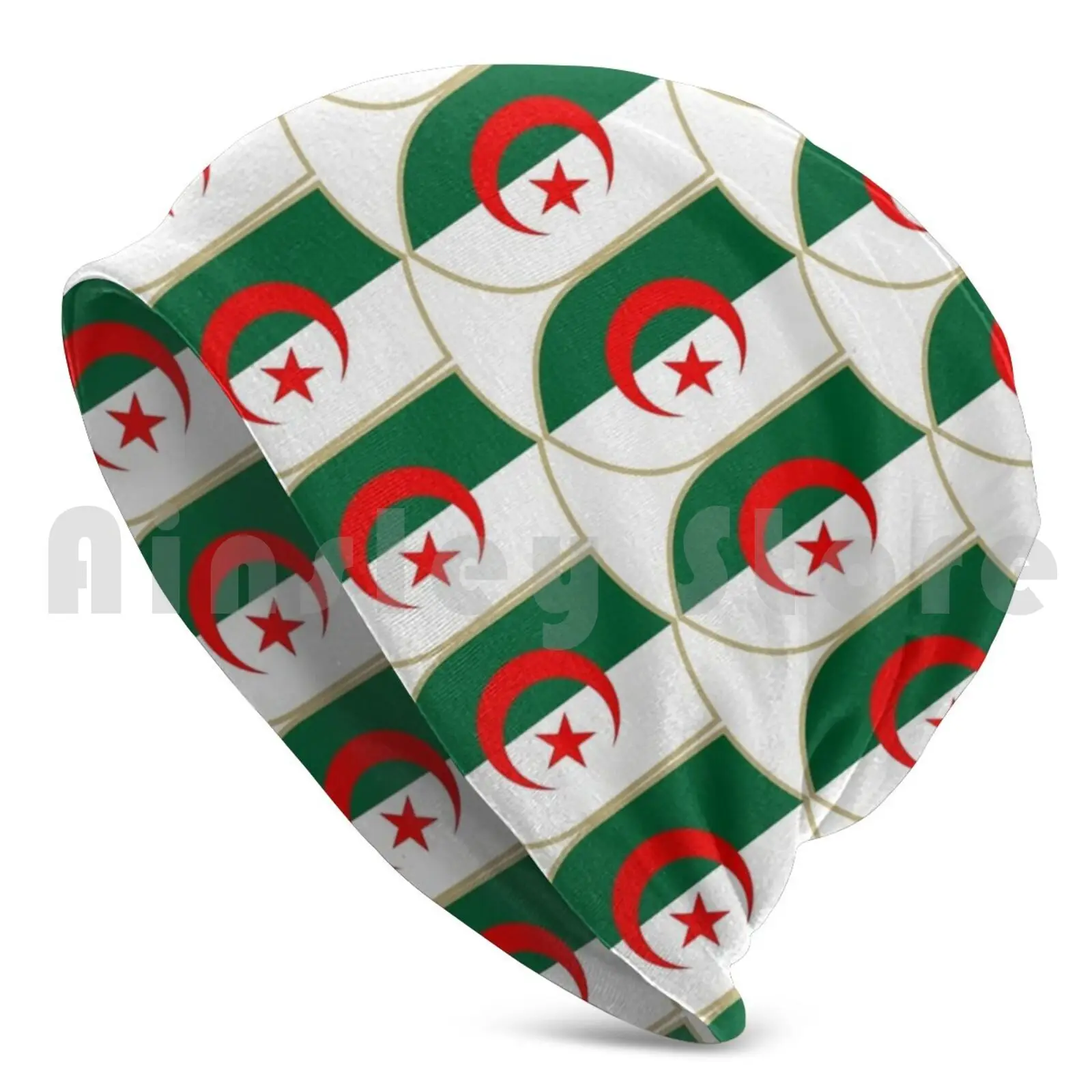 Algeria Flag Beanies Knit Hat Hip Hop Algeria Dz ? ? ? ? ? ? ? Algerian Alger Oran Dzair Algiers Bled Dzayer