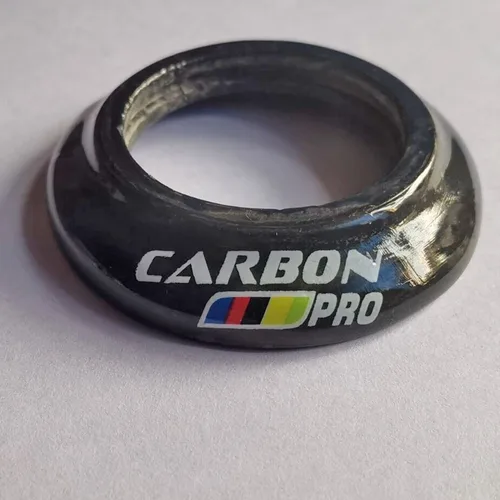 Imagen 2 del producto Auriculares de carbono para bicicleta de carretera, arandela cónica, cubierta de horquilla, espaciadores de 28,6mm, piezas de carbono de 8,5/15mm