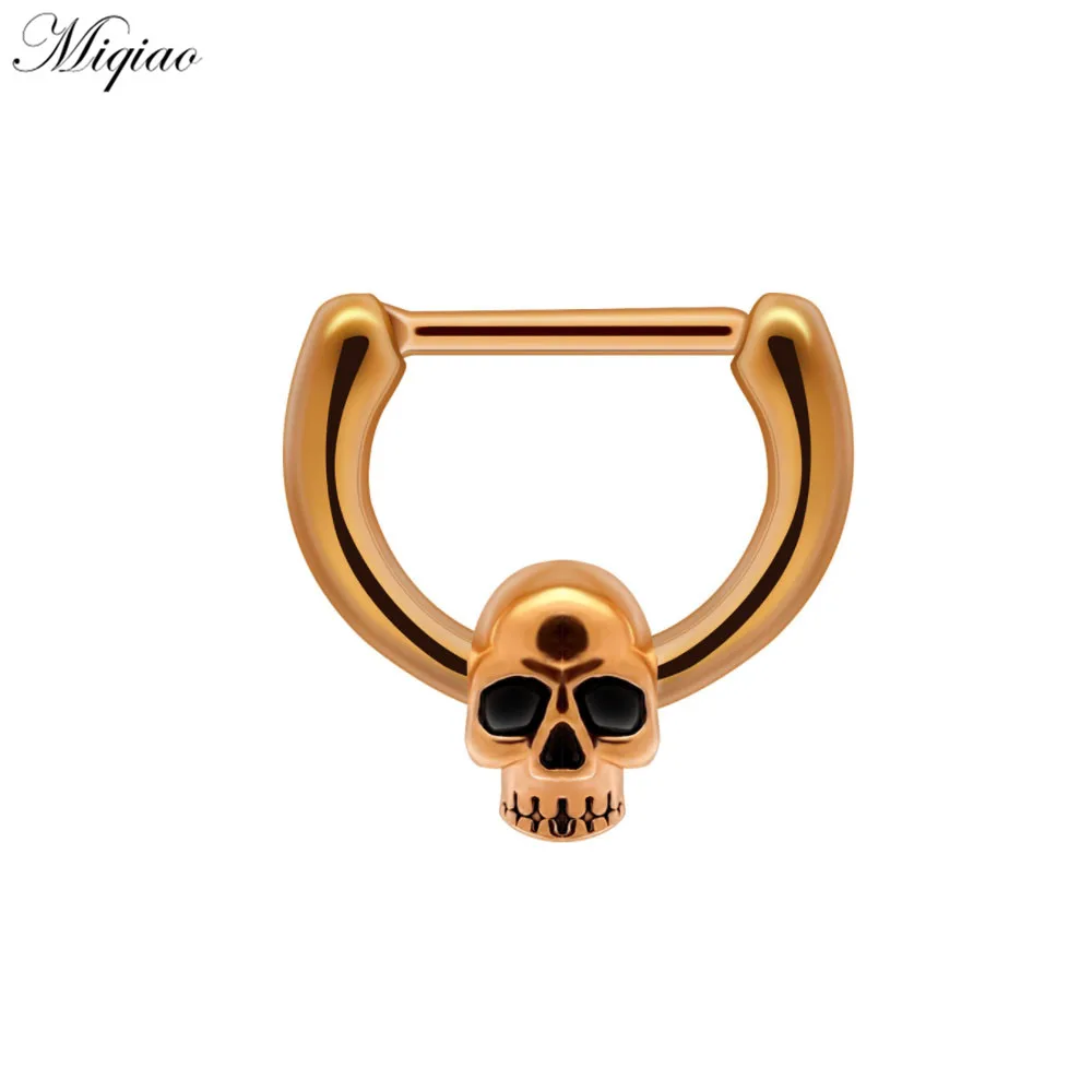 Miqiao 1pcs New Product Personality Diamond Multifunctional Earrings Nose Ring Piercing Jewelry