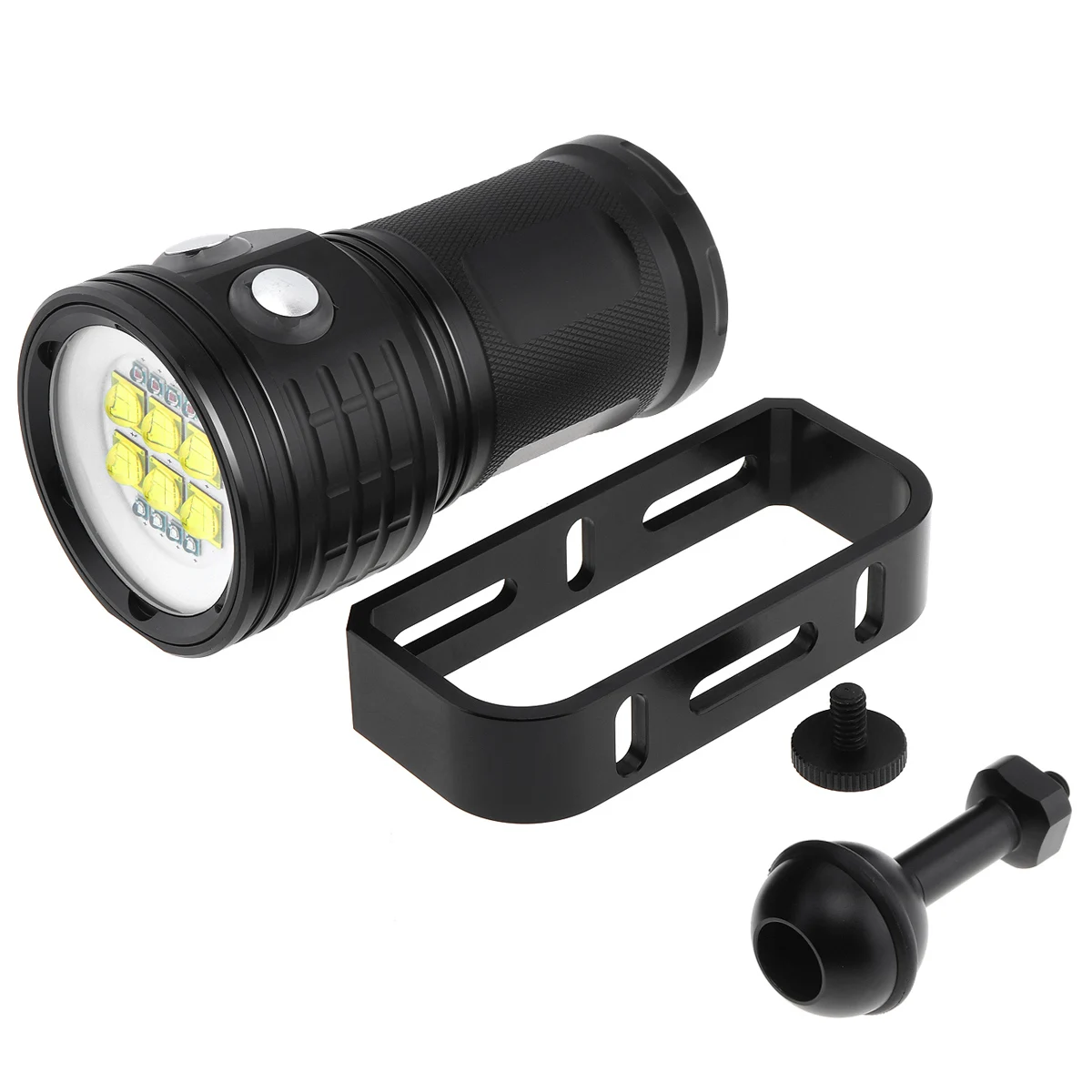 SecurityIng Photography Fill Light Highlight Lamp Diving Flashlight Underwater 100M  Dive Flashlight Video Camera Torch