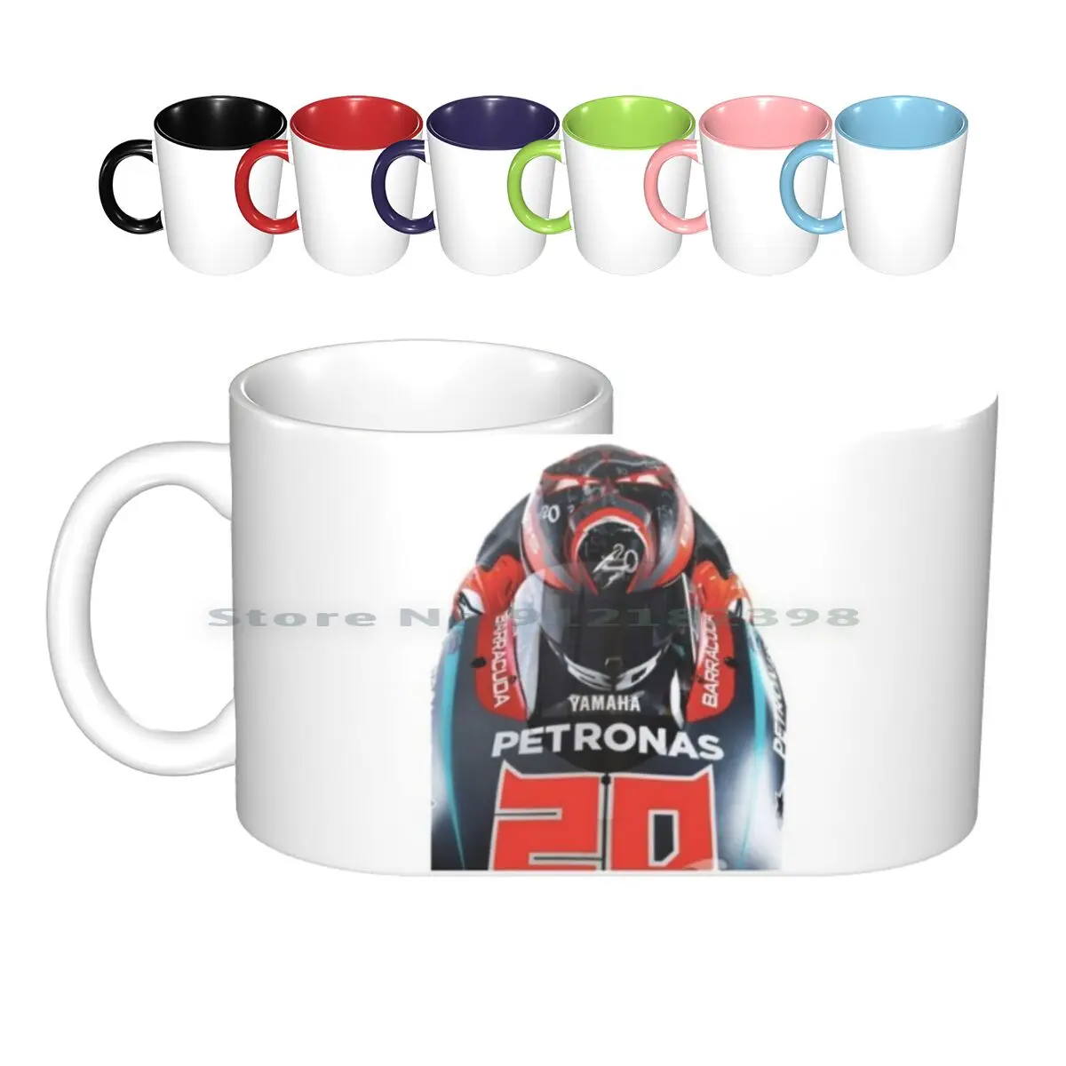 Ceramic Mugs Coffee Cups Milk Tea Mug Quartararo Hull France Pilot Fabio Fabio Quartarao Quarta Quartaro Motorbike Fabio Rider