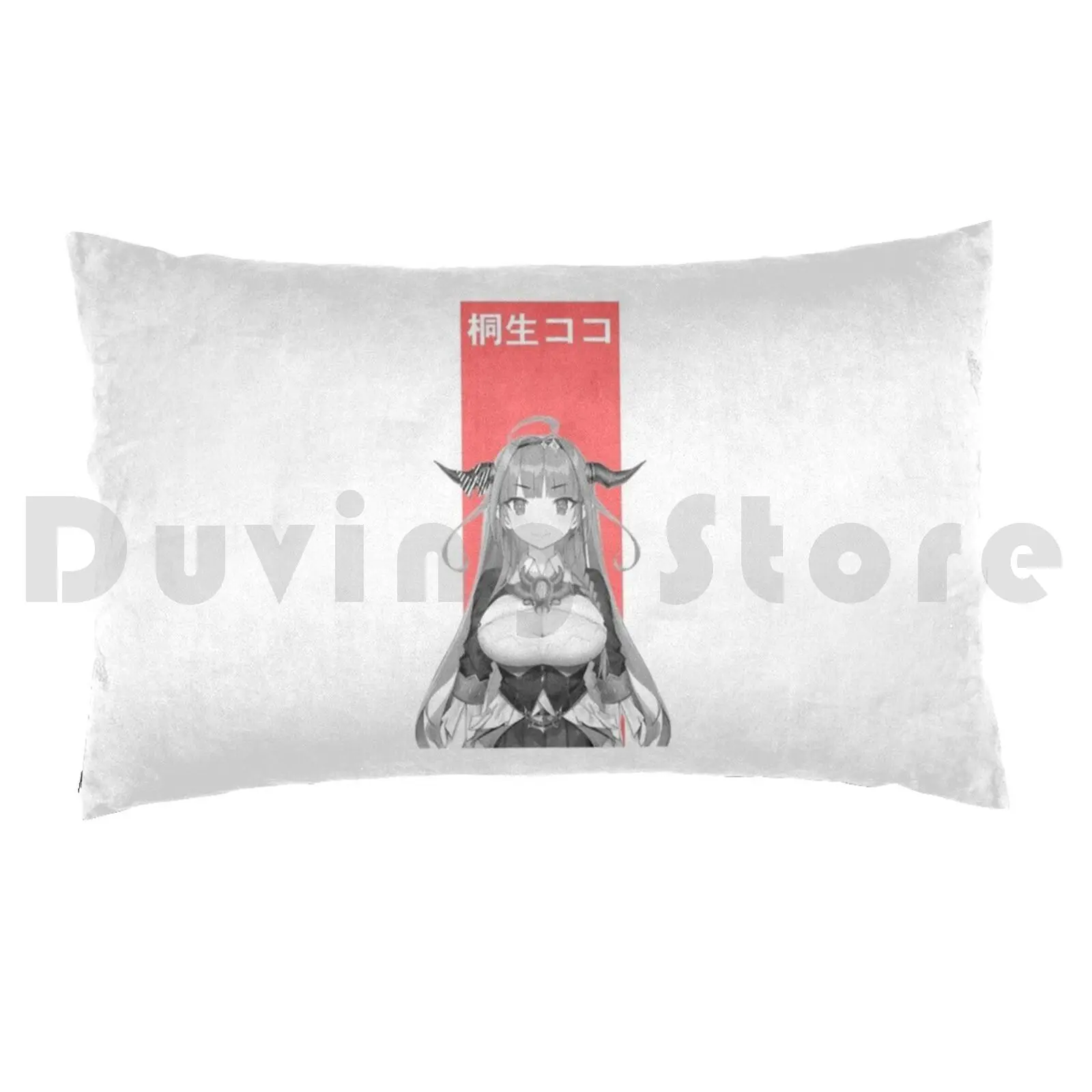 Kiryu Coco Hololive PillarPillow case Kiryu Coco Hololive Pillar Anime Vtuber Stylish Tall Cute