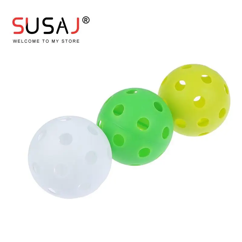 1pc Floorball Stick Ball PVC Plastic Soft Baseball Balls Sport Practice Plastic Baseball Training Practice Ice Hockey Ball