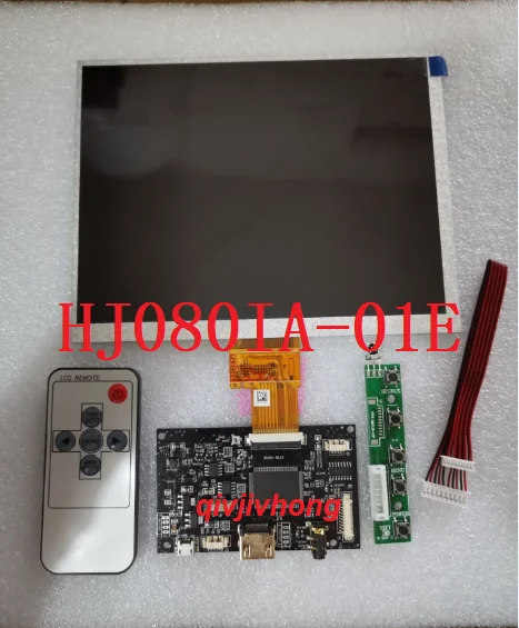 

8 inch 1024*768 IPS LCD screen 40pins lvds tablet HJ080IA-01E with HDMI Control Driver Board Audio For Raspberry pi 3B 2 1