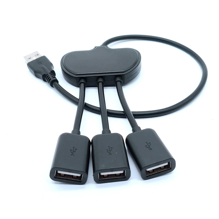 USB splitter one to three converter notebook computer extension USB flash disk multi function hub to hub2