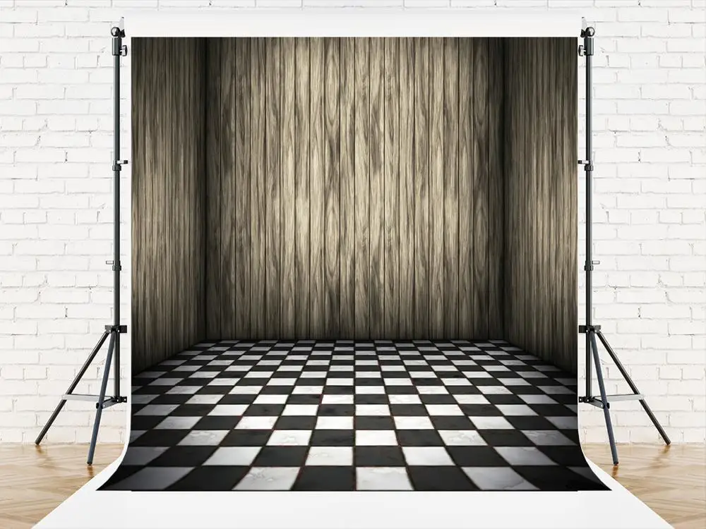 VinylBDS 2X3M 3D Wood Wall Photography Backdrops Vintage Wood Microfiber For Anybody Backdrops Photo Studio