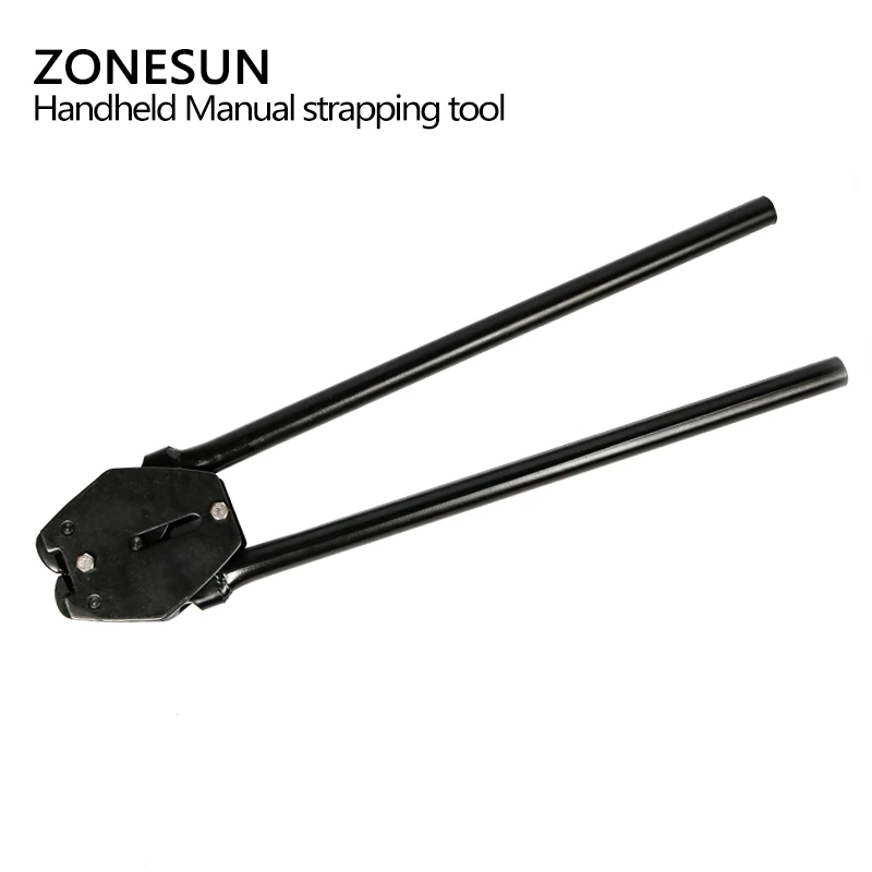 ZONESUN Handheld Manuelle Umreifung Werkzeug Box Gürtel Band Sealer und Spanner für 12-19mm Breite PP PET Umreifung M