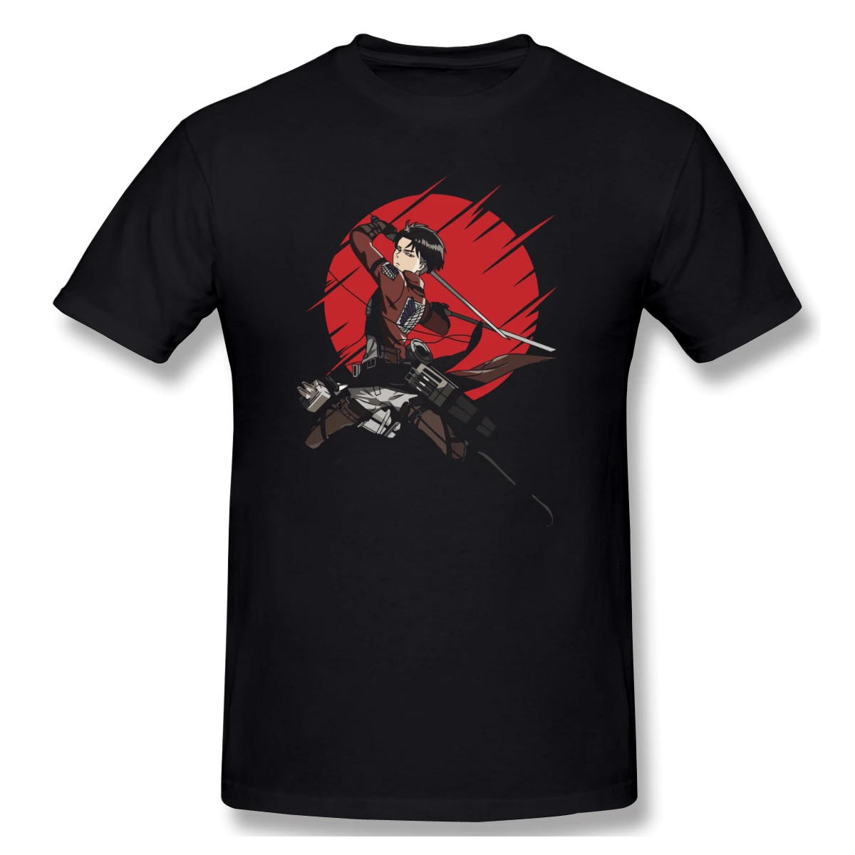 Man Attack In Titans Anime - Captain Levi Erwin Smith,Armin,Erwin,Hange Everyday Graphic Cool shirt