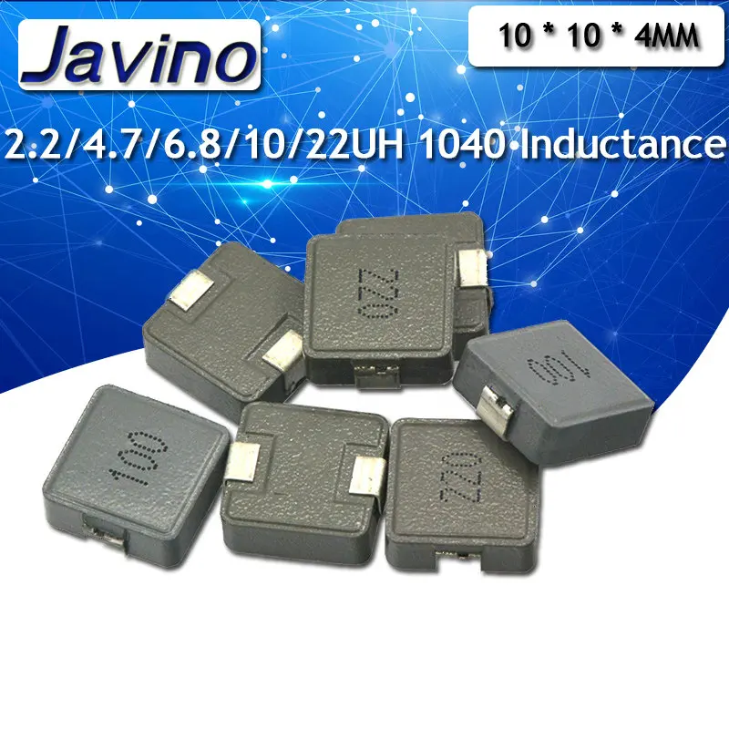 5pcs/lot NEW SMD Power Inductors 2.2uh 2R2 4.7uh 4R7 6.8uh 6R8 10uh 100 220uh 220 Chip Inductor 1040