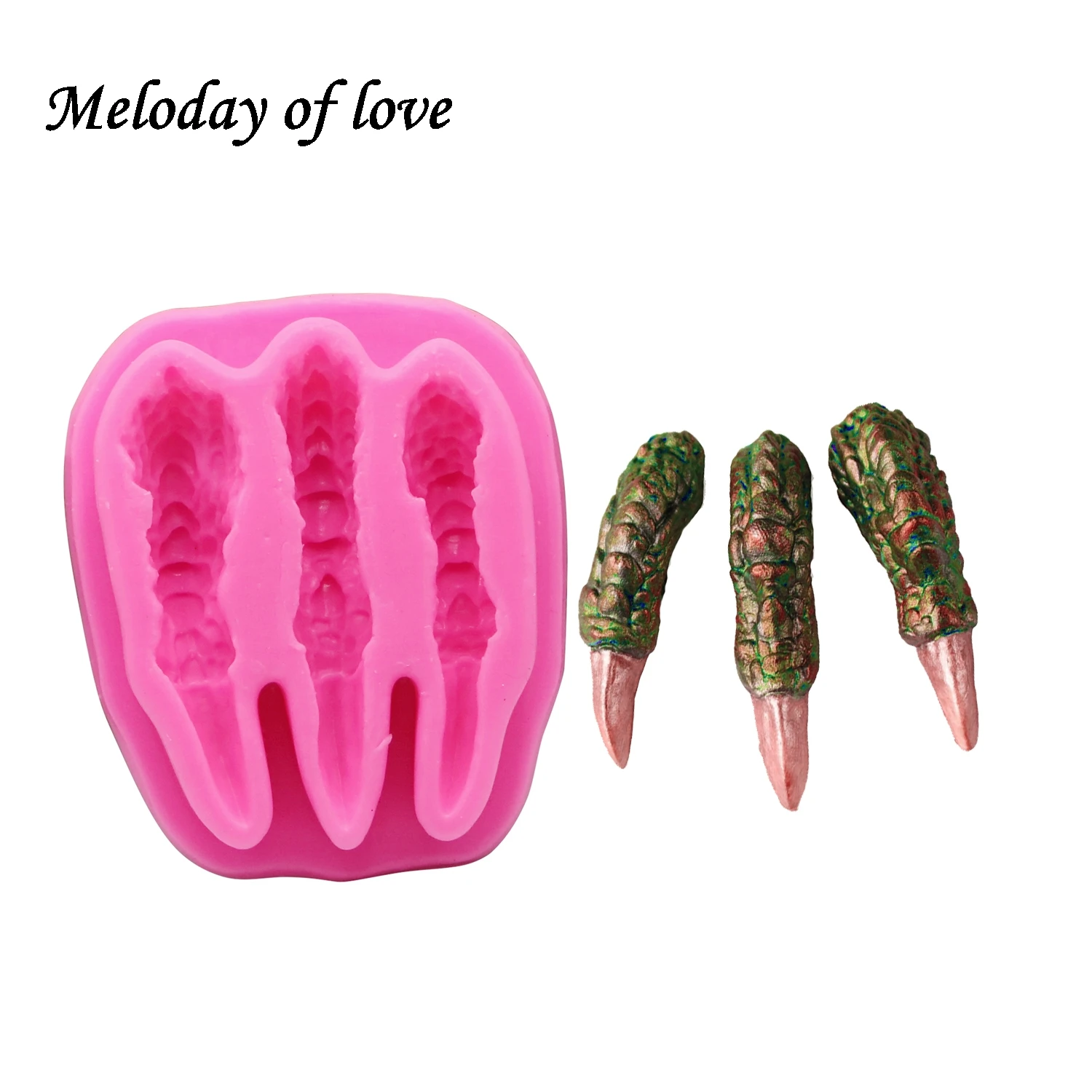 Dragon Claws Sugarcraft Silicone Mold Fondant Forms Baking Chocolate Mold Cake Decorating Tools Resin Clay Mold T1414