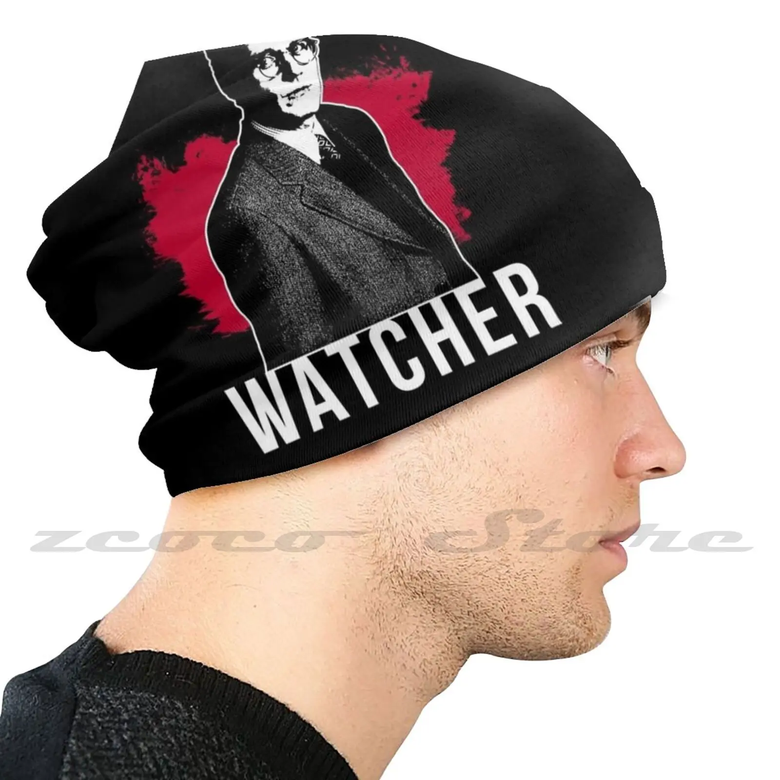 The Watcher-rosso con testo bianco (Btvs) maschera adulto bambino lavabile filtro Pm2.5 Logo creatività Btvs Buffy The Vampire Buffy