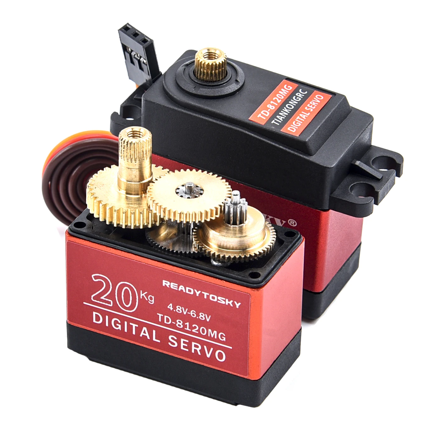 20kg TD8120MG  / 25kg TD8325MG High Torque Coreless Motor Servo Waterproof Digital 180 Degree Servo Use with Remote Control