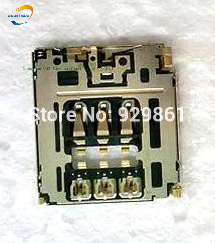 New original SIM card reader socket Slot holder connector for Sony Xperia M2 S50H D2303 D2305 D2306 Moible phone