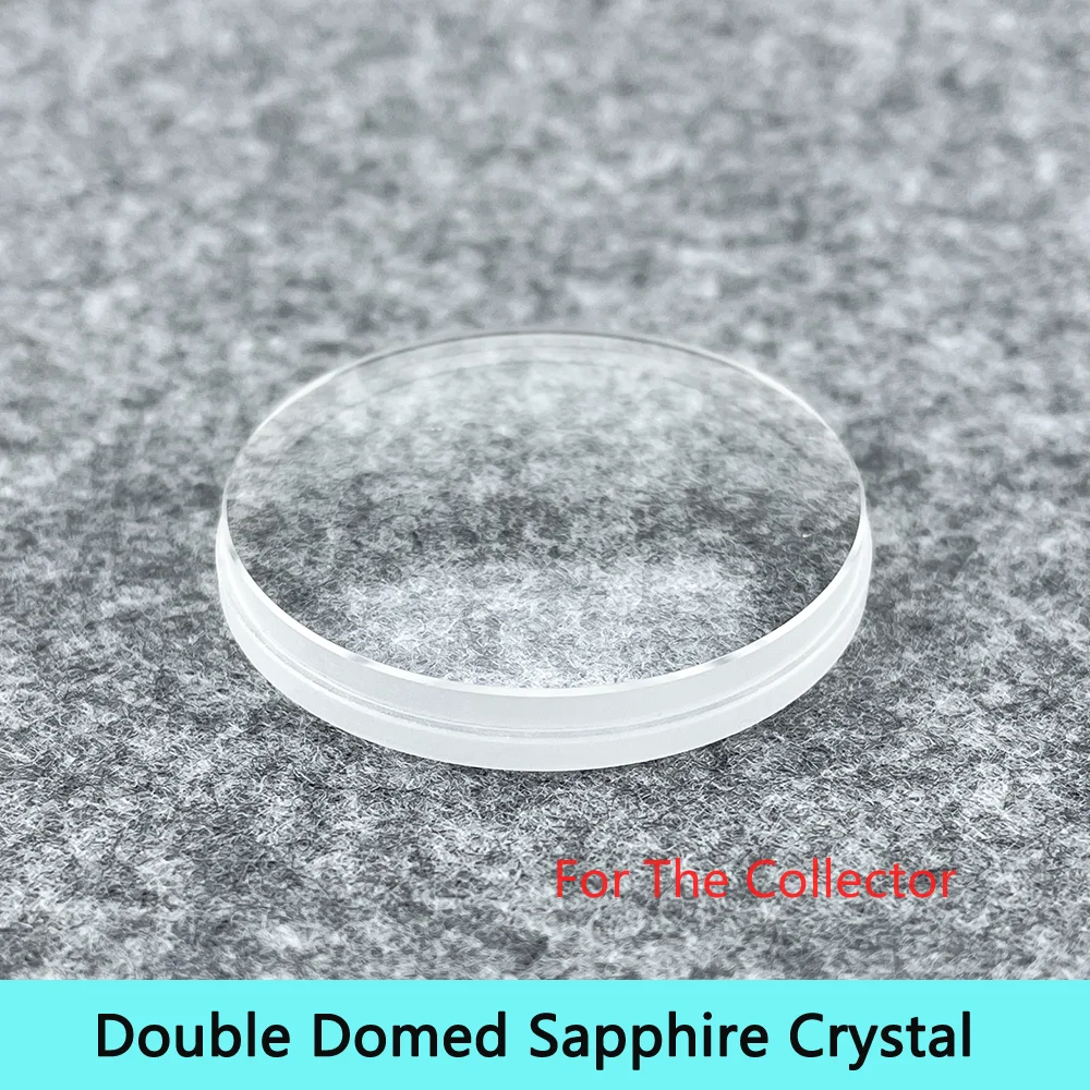 

Compatible With Sloped Insert SKX007/SKX009/SRPD Double Domed Sapphire Crystal With Clear AR Blue AR