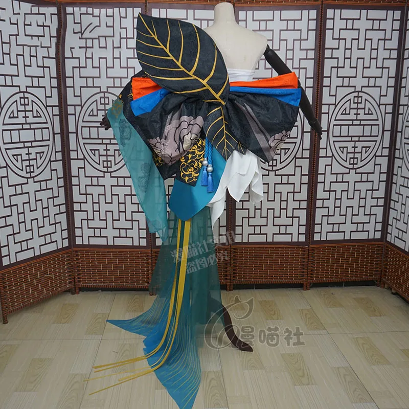 Coslee Spiel onmyoji sp fuguqingji Kampf neue Haut wunderschöne Kimono Frauen Uniform Halloween Party Outfit maßge schneiderte 2021new