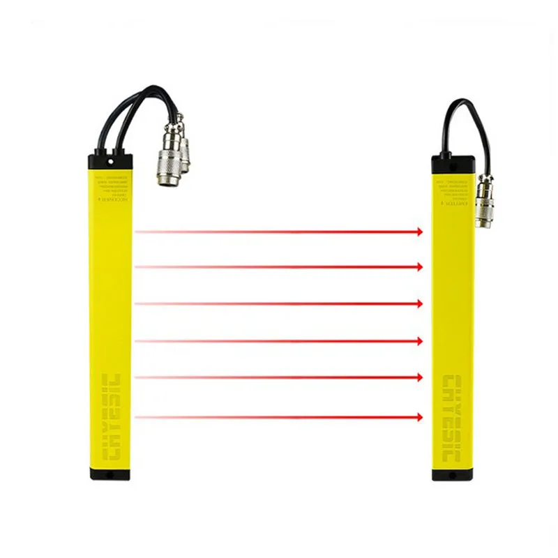 Safety light curtain punch safety protector infrared radiation shutter universal type