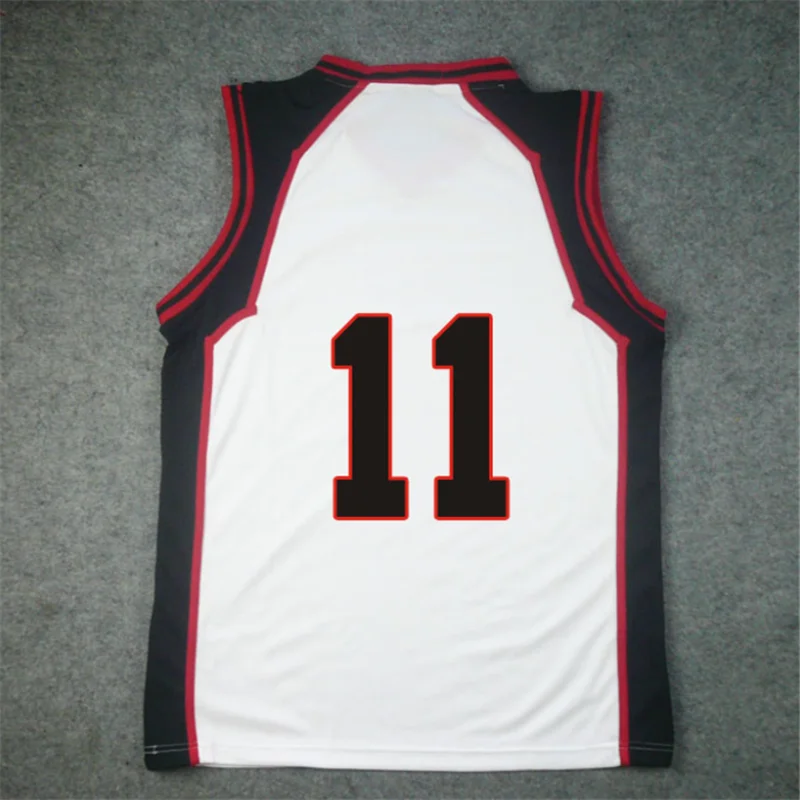 3D Kuroko no Basket Basuke Cosplay Uniform SEIRIN Basketball Jersey Number 10 11 Kagami Taiga Sportswear Tees Shorts Costume Set