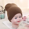 Gorro de Punto Color Café Claro