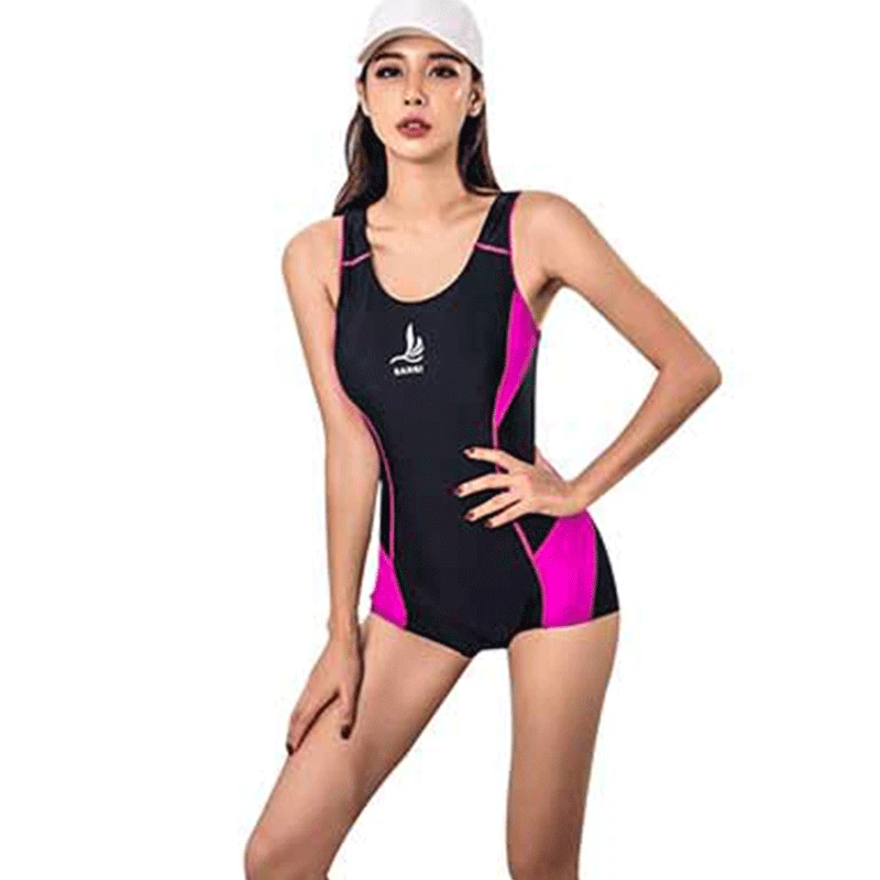Women Sexy Padded One Piece Surfing Suits Short Sleeves Professional Swimwear Competitive Beach Wear Bathing Suit Rash Guards
