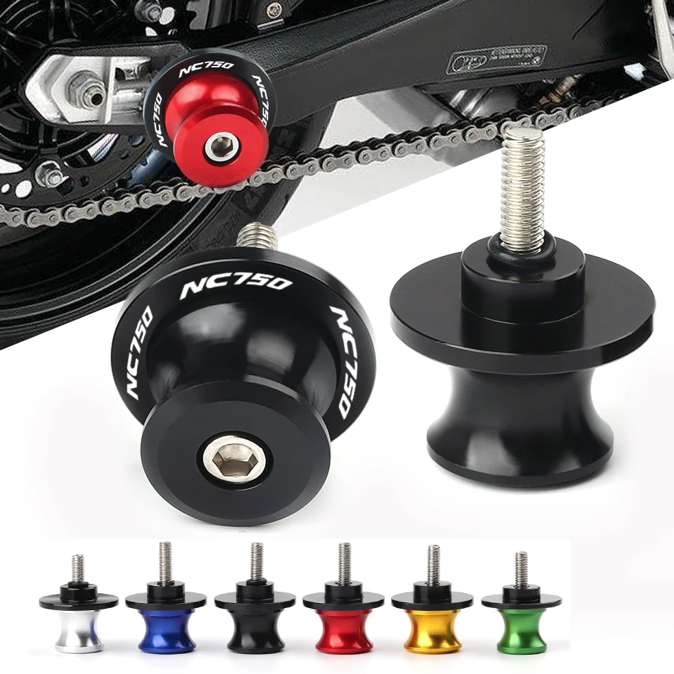 

For HONDA NC750 NC750S NC750X NC 750S/X 2014 2015 2PCS 8MM Motorcycle SwingArm Sliders Spools CNC Swing Arm Stand Screw