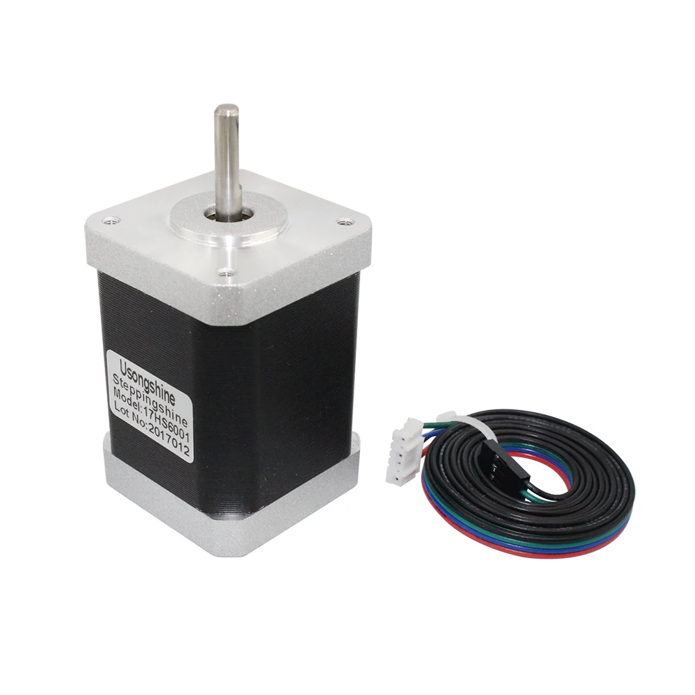 2-Phase Hybrid Stepper Motor Nema17 Motor 60mm 0.7N.M 4-wire 17HS6001 17HS6001S Motor for 3D Printer