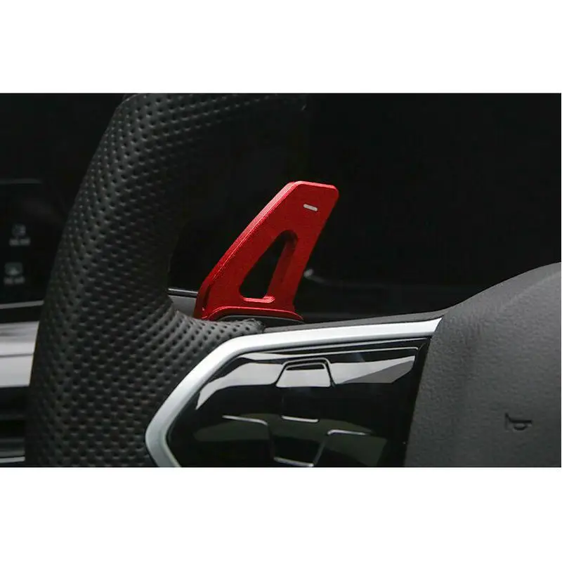 STYO Car Gear Shift Level Paddle Steering Wheel Paddle Shifter Trim For Tiguan MK2 VW Golf 7 8 MK7 MK8 T-Cross Passat B8