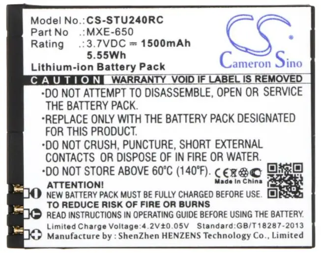 Sino t800 mah 리튬 이온 배터리 충전식 리튬 이온 배터리 MXE-650 MXE-650