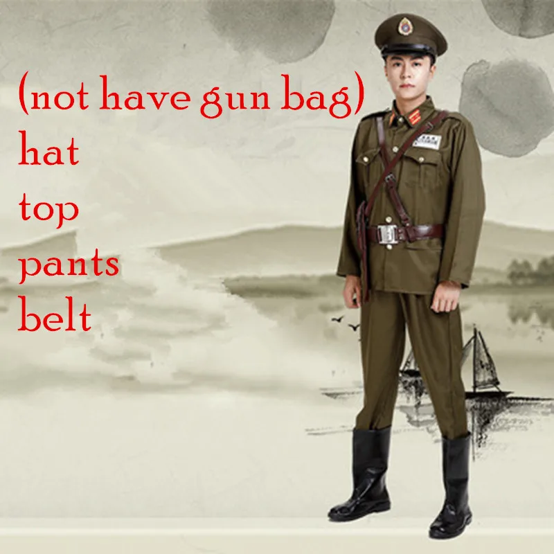 Kuomintang Cosplay Uniform Chinese Nationalistische Party Soldaat Officer Kostuums Historische Kleding Militaire Uniform Voor Halloween