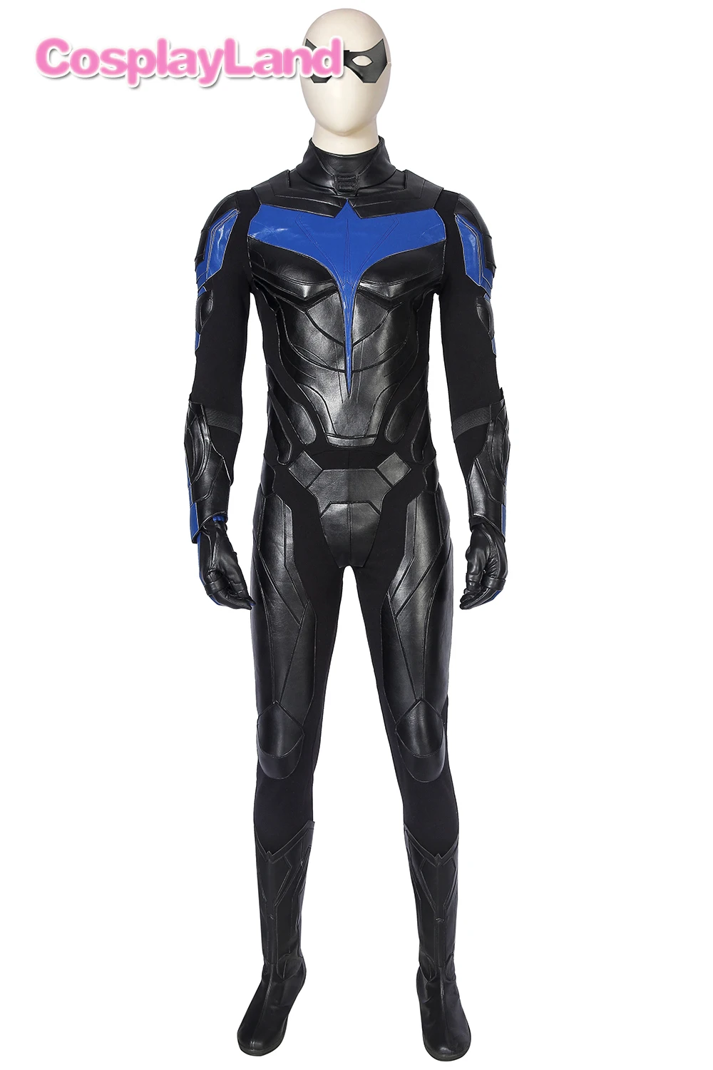 Titans Nightwing Cosplay Costume Carnival Halloween Cosplay Dick Grayson Jumpsuit Superhero Robin Outfit Fancy Men Costume