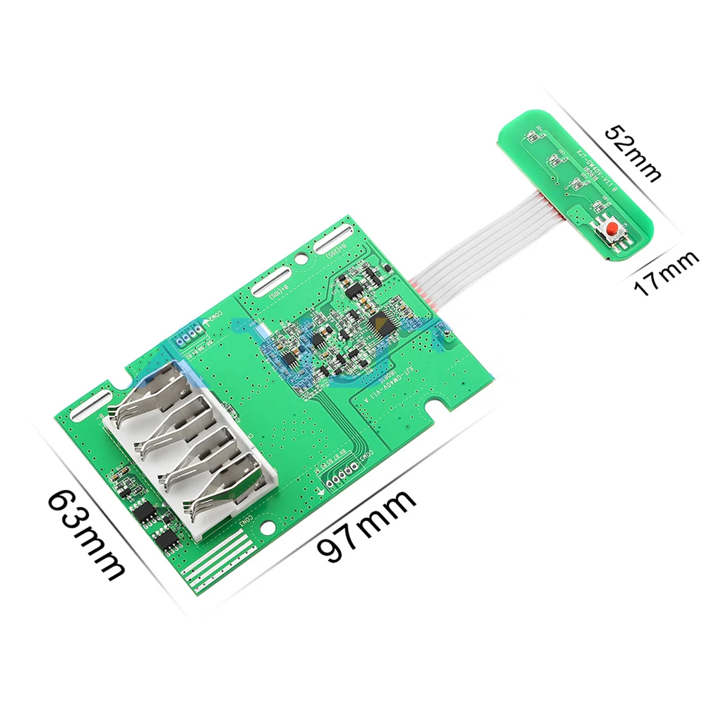 Cho Greenworks 40V Cỏ Dụng Cụ Pin Lithium PCB Bảo Vệ Mạch Pin Nhựa