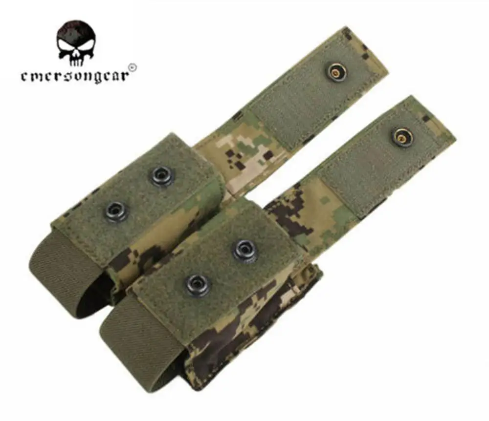 Emersongear-LBT Style Double Pouch Combat Molle Magazine Pouch, AOR2 EM6366, 40mm