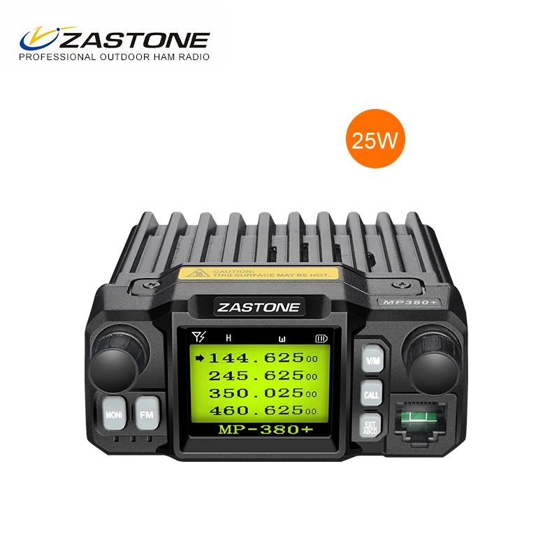 ZASTONE MP380plus Mini Car Walkie Talkie Mobile Radio 25W Quad Band Car Two Way Radio Auto 150MHZ 260MHZ 350MHZ 450MHZ 10KM