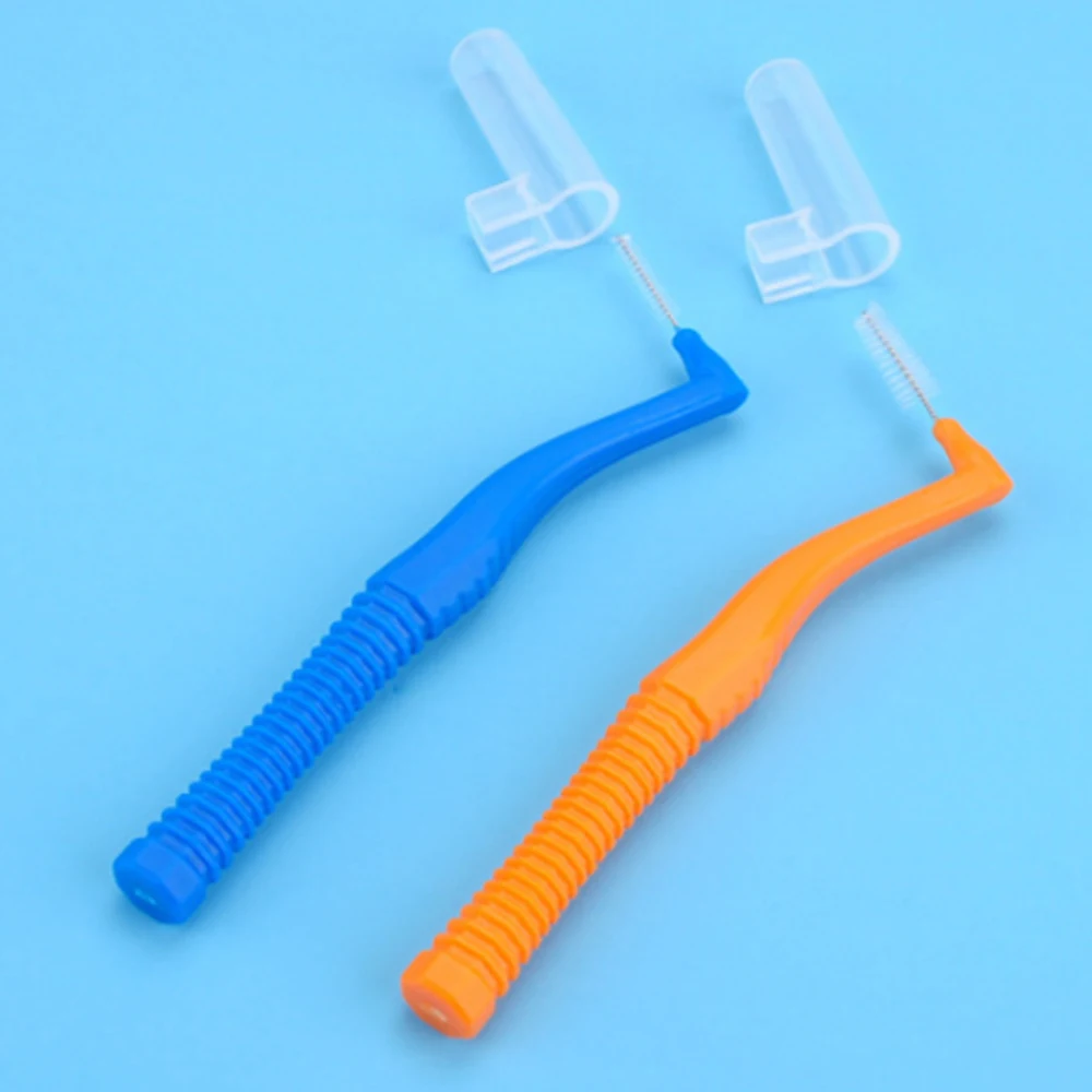 20Pcs/Box Adults Interdental Brush Clean Between Teeth Floss Toothpick Dental Orthodontic Oral Care Tooth Cleaning Tools