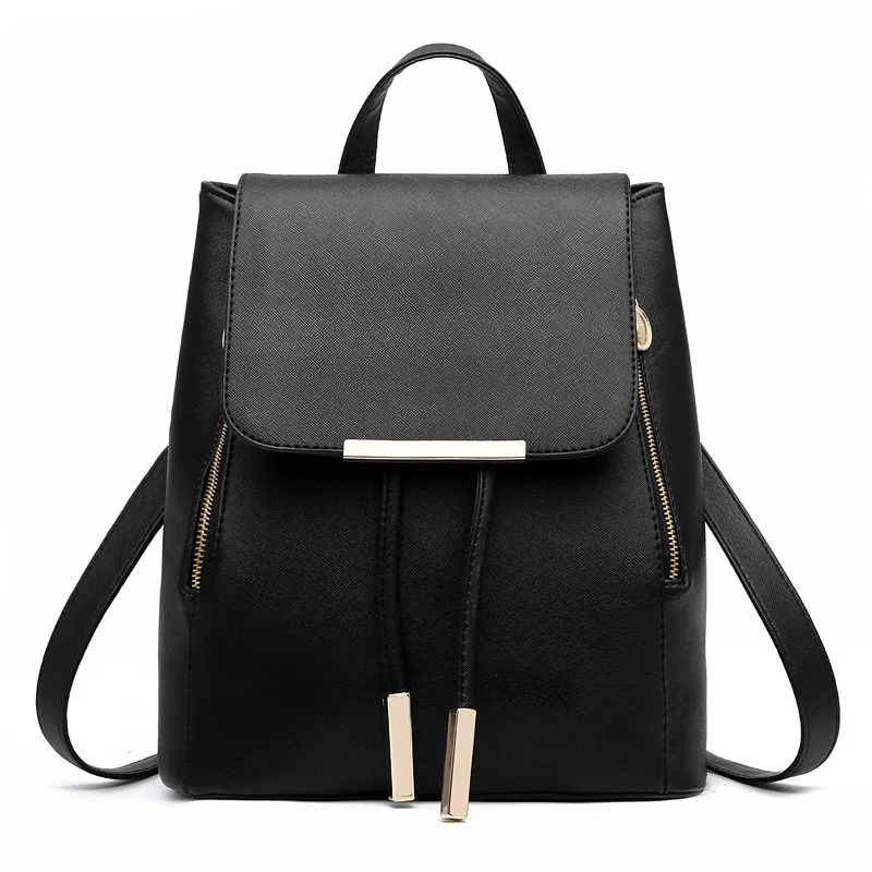 Women Backpack PU Female backpacks Leather School Bags Large Capacity School Bag for Girls Zipper Shoulder Bags high quality