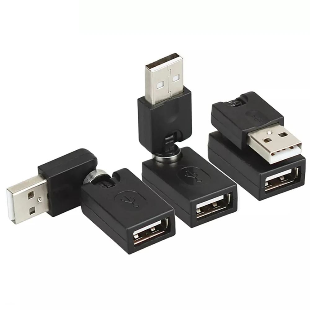 5 stück von neuen USB 2,0 stecker auf USB buchse 360 grad drehwinkel verlängerung kabel adapter heiße neue