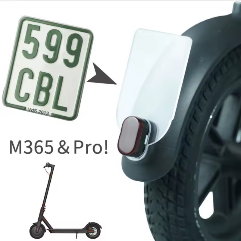Marco de placa de matrícula con impresión 3D para patinete eléctrico Xiaomi Mijia M365 M187, piezas para patinete