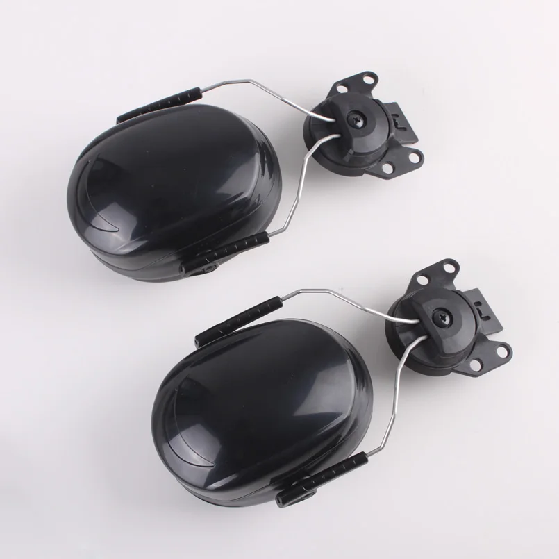 CK Tech. Anti-noise On-Helmet Earmuffs Ear Protector For Safety Helmet Cap Use Construction Work Safety Hearing Protection