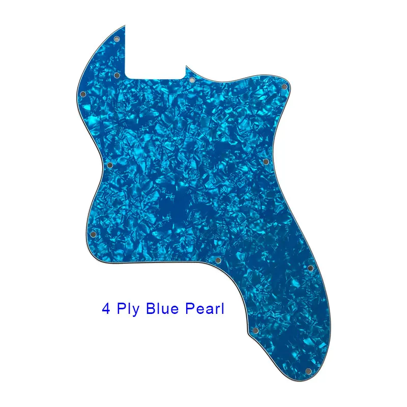 Xinyue Custom Guitar Pickgaurd - For DIY US Fender Classic 72 thinline Tele Guitar Pickguard Blank Scratch PlateReplacement