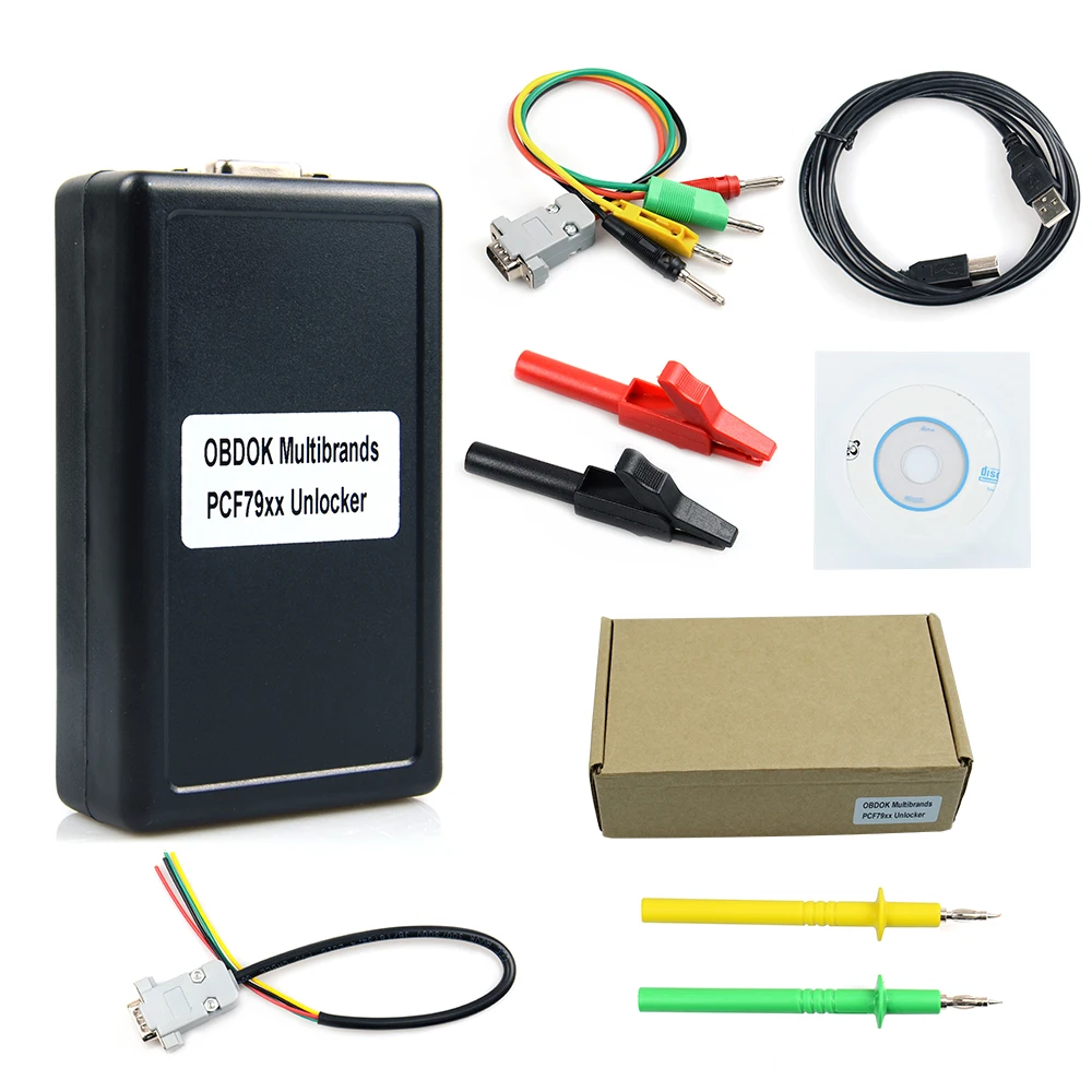 OBDOK PCF79xx Unlocker Key Programmer Tool Multibrands For Used Original Remote and  Keyless Types New Device Renewing