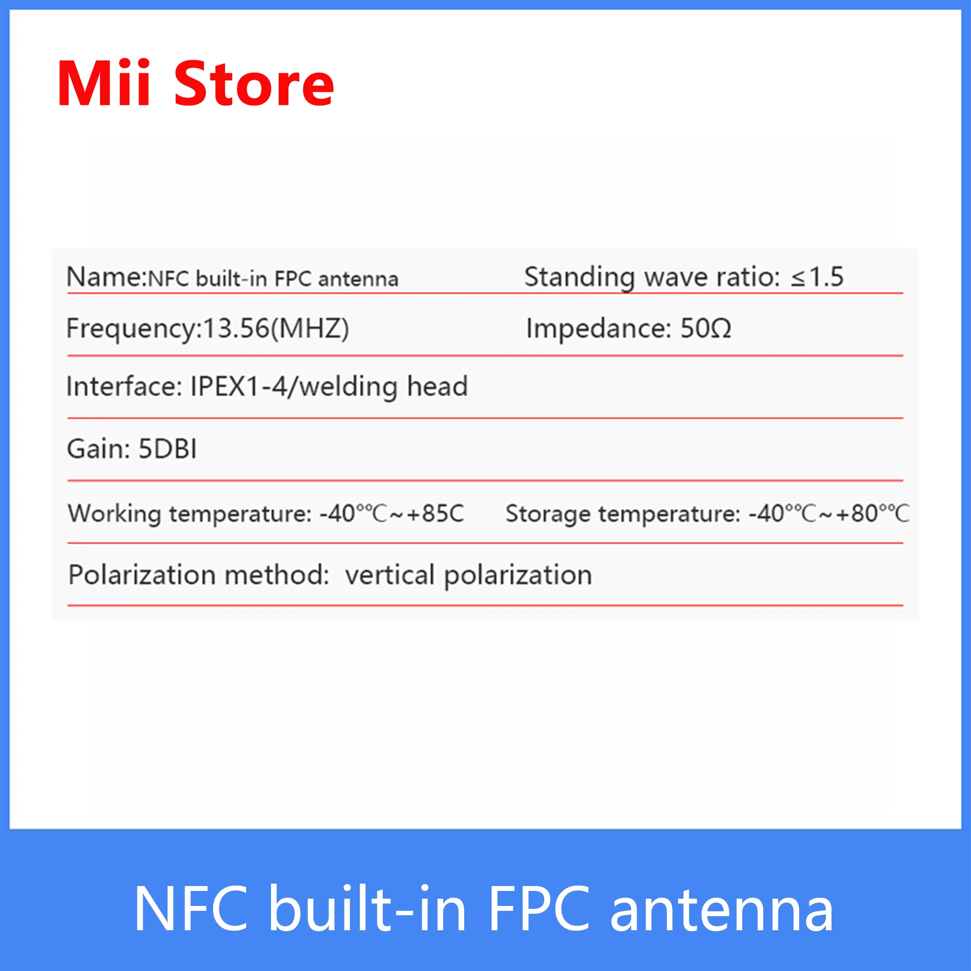 Antena FPC integrada, 433MHZ/4G, 2,4G/5G, Bluetooth, WIFI, placa blanda, NFC, 13,56 MHZ