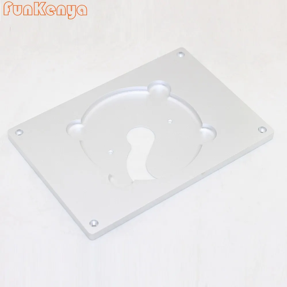 

230*160mm Aluminum CDM4 DIY Tray Movement Tray Push Cover Daldheaded CD Player 213x160mm