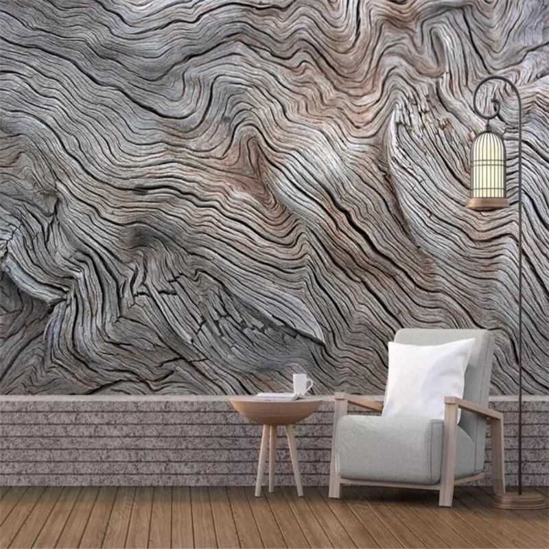 

beibehang Custom Vintage wood grain mural wallpapers for living room 3D wallpaper bedroom furniture wall papers home decor photo