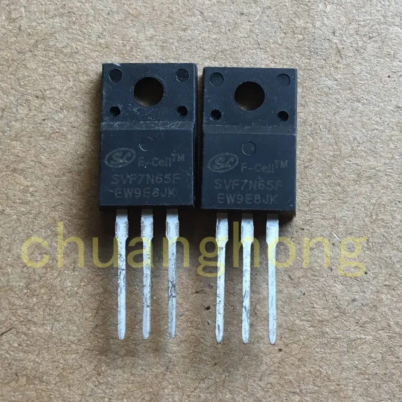 

1Pcs/Lot Power Triode SVF7N65F 7A 650V Original New Transistor MOS TO-220F