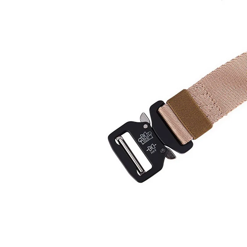 Classic Heren Tactische Riem Quick Release Zinklegering Gesp Militaire Nylon Outdoor Multifunctionele Training Taille Riem 3.8Cm